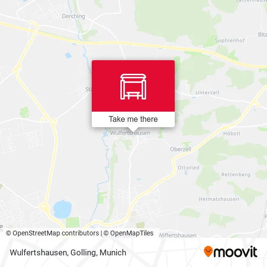 Карта Wulfertshausen, Golling