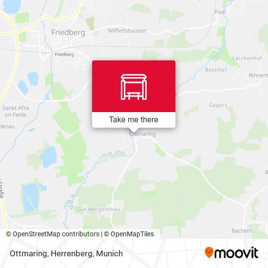 Ottmaring, Herrenberg map