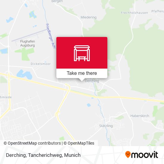 Derching, Tancherichweg map