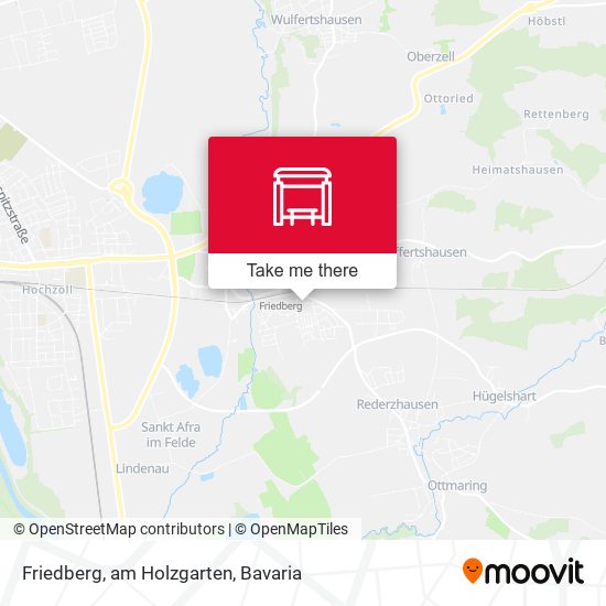Friedberg, am Holzgarten map