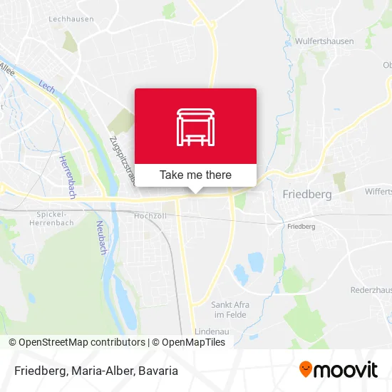 Карта Friedberg, Maria-Alber