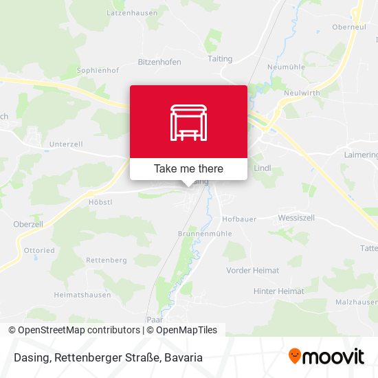Dasing, Rettenberger Straße map