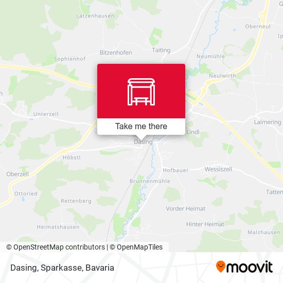 Карта Dasing, Sparkasse