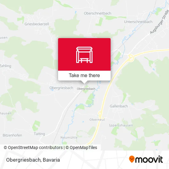 Карта Obergriesbach
