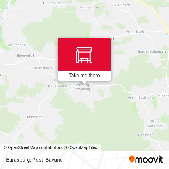 Карта Eurasburg, Post