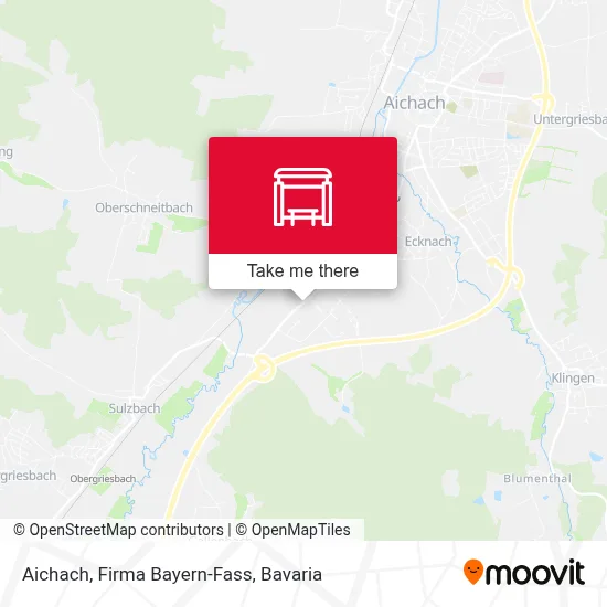 Aichach, Firma Bayern-Fass map