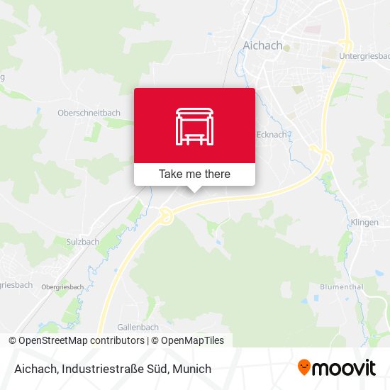 Aichach, Industriestraße Süd map