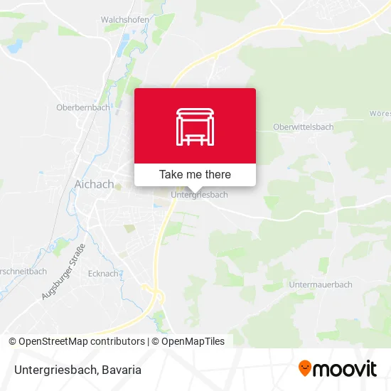 Карта Untergriesbach