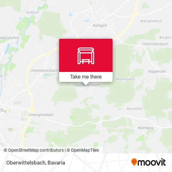 Карта Oberwittelsbach