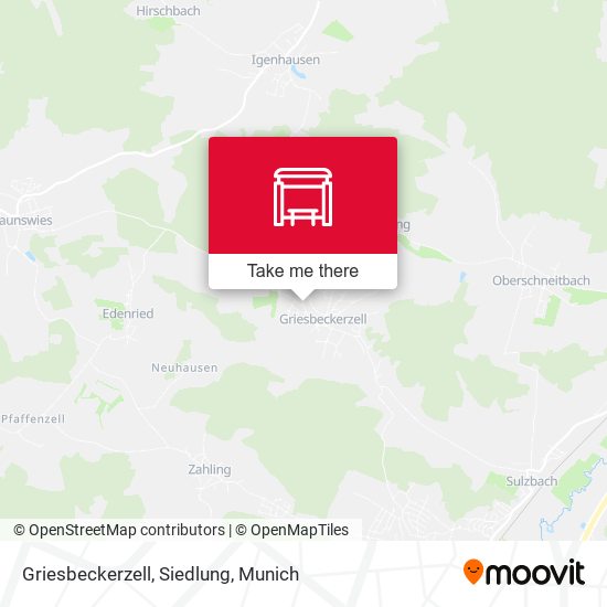 Карта Griesbeckerzell, Siedlung
