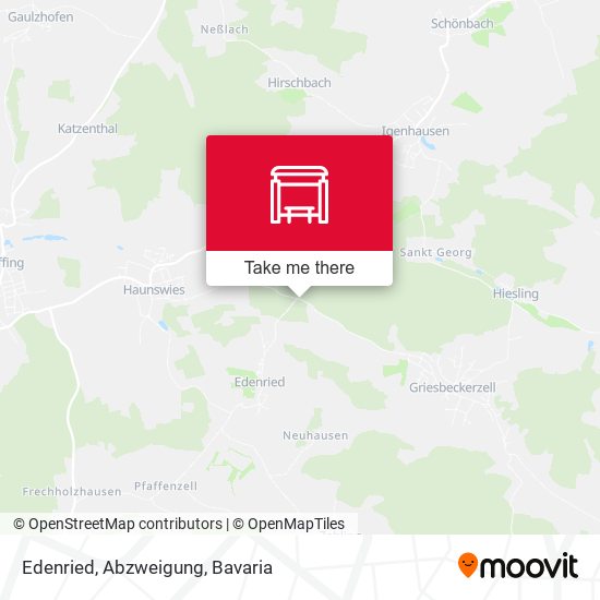 Карта Edenried, Abzweigung
