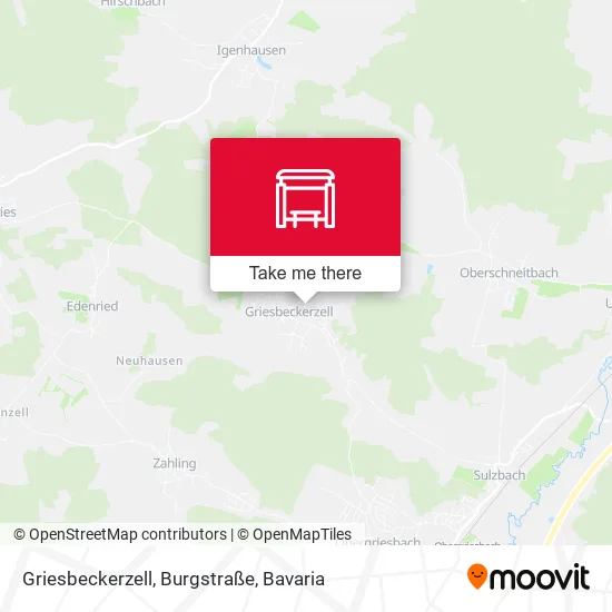 Карта Griesbeckerzell, Burgstraße