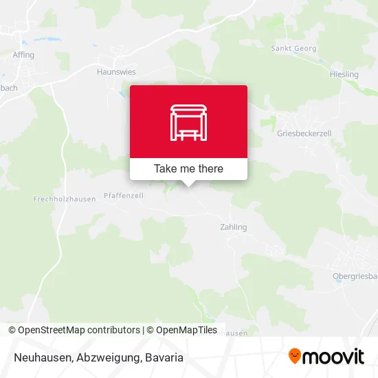 Карта Neuhausen, Abzweigung