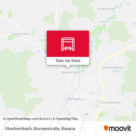 Oberbernbach, Blumenstraße map