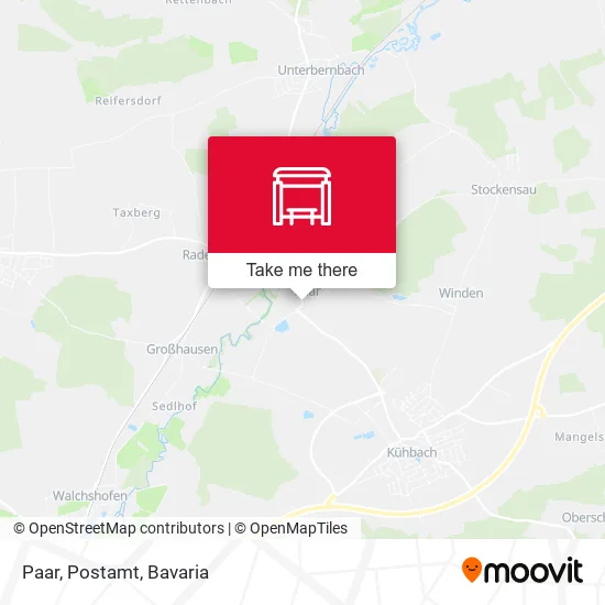Карта Paar, Postamt