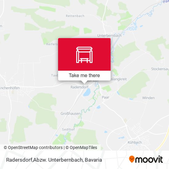 Radersdorf,Abzw. Unterbernbach map