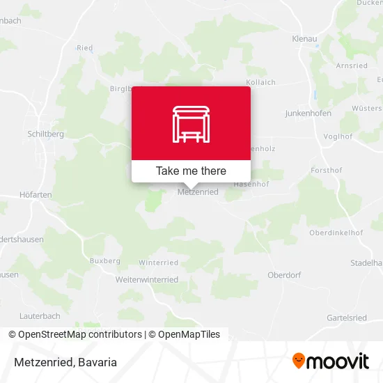 Карта Metzenried