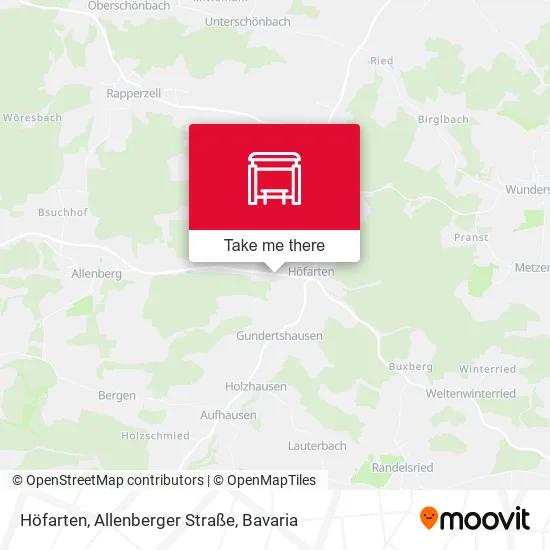 Карта Höfarten, Allenberger Straße