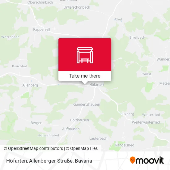 Карта Höfarten, Allenberger Straße