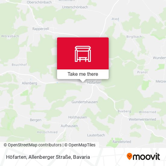 Höfarten, Allenberger Straße map