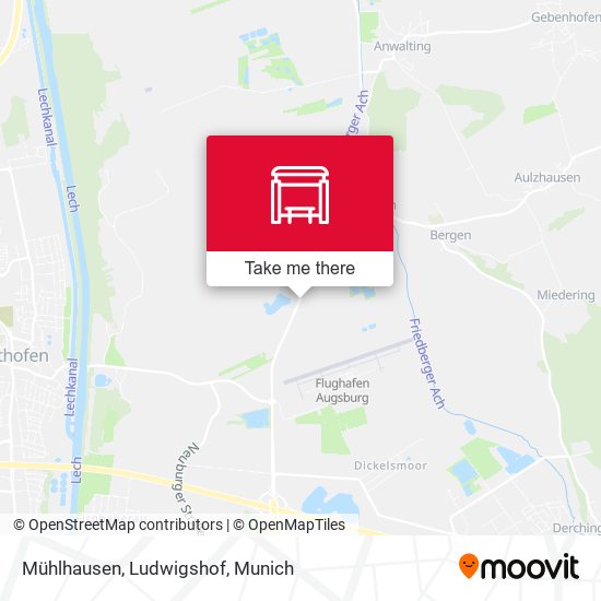 Mühlhausen, Ludwigshof map