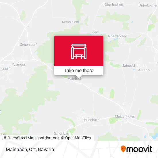 Карта Mainbach, Ort