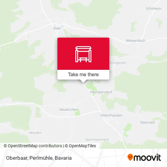 Карта Oberbaar, Perlmühle