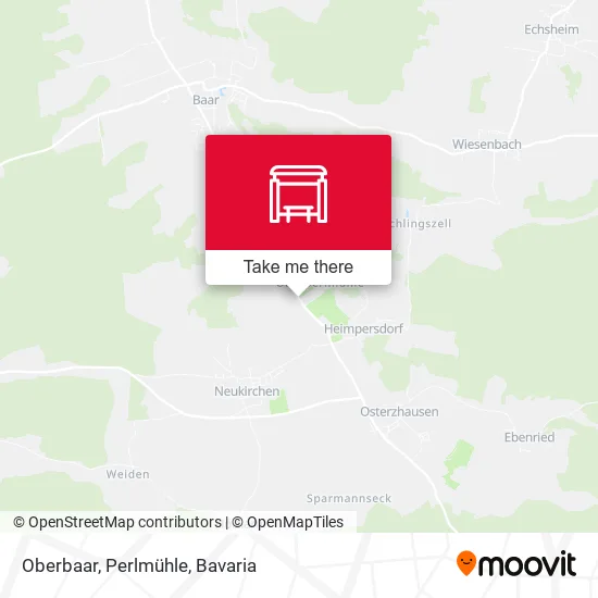 Карта Oberbaar, Perlmühle