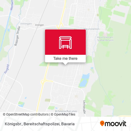 Königsbr., Bereitschaftspolizei map