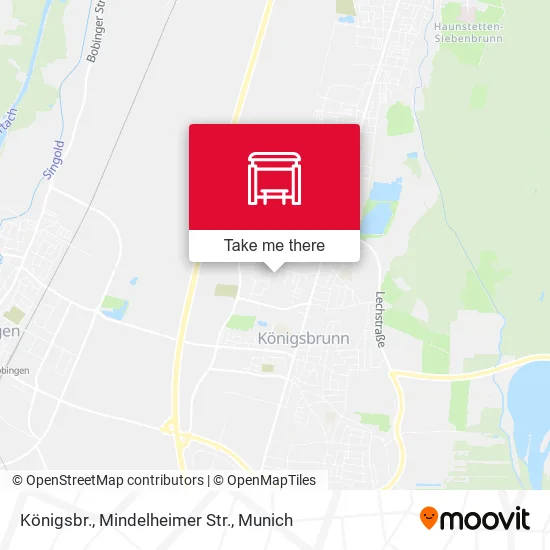 Карта Königsbr., Mindelheimer Str.