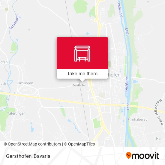 Карта Gersthofen