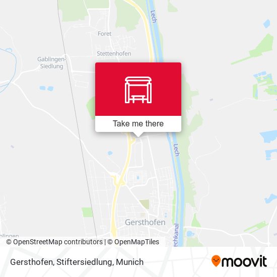 Gersthofen, Stiftersiedlung map