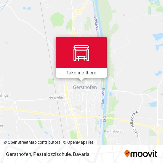 Gersthofen, Pestalozzischule map