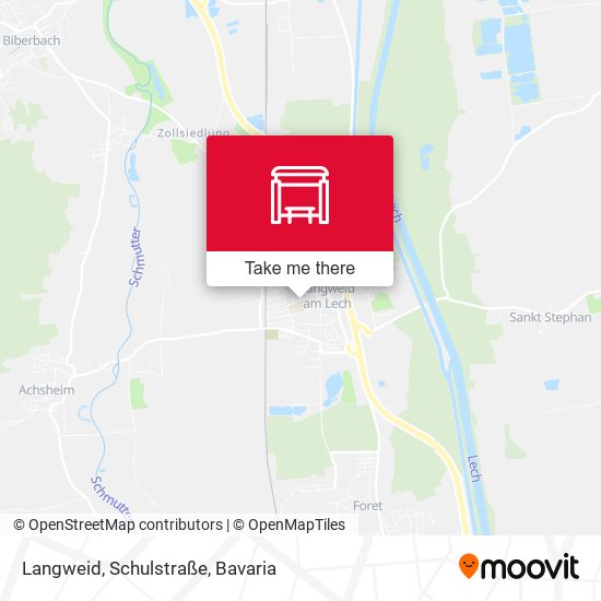 Langweid, Schulstraße map