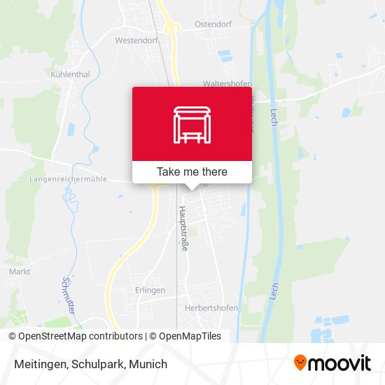 Meitingen, Schulpark map