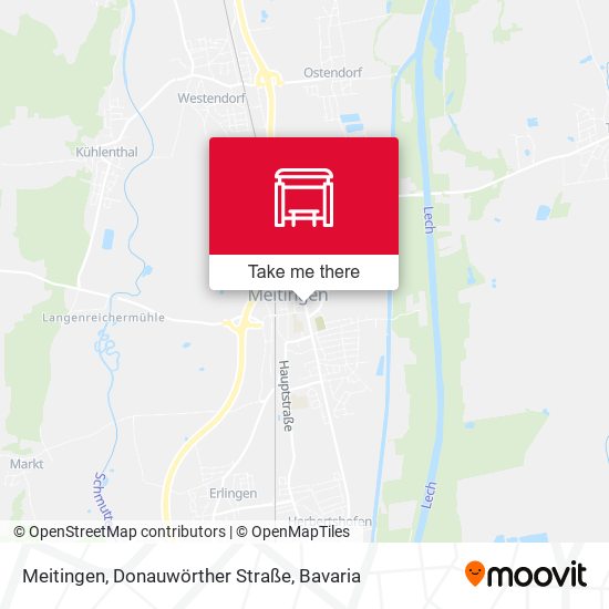 Meitingen, Donauwörther Straße map