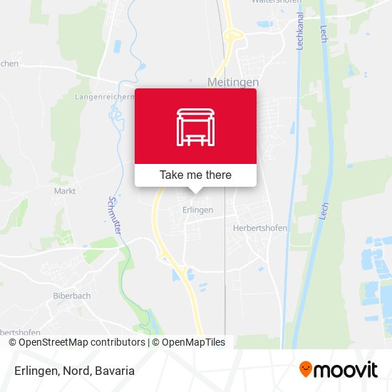 Карта Erlingen, Nord