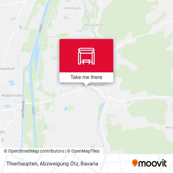 Thierhaupten, Abzweigung Ötz map