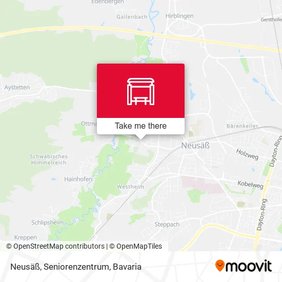Карта Neusäß, Seniorenzentrum
