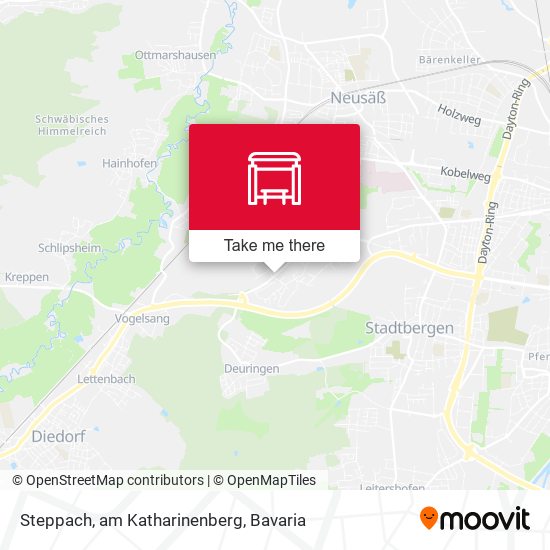 Steppach, am Katharinenberg map