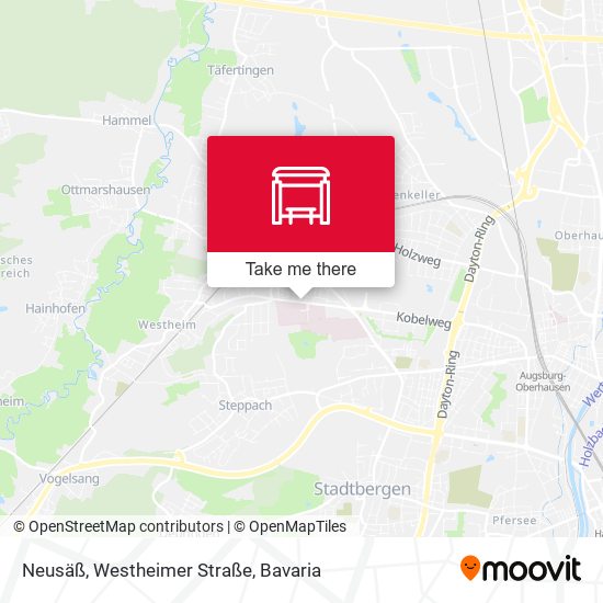 Neusäß, Westheimer Straße map