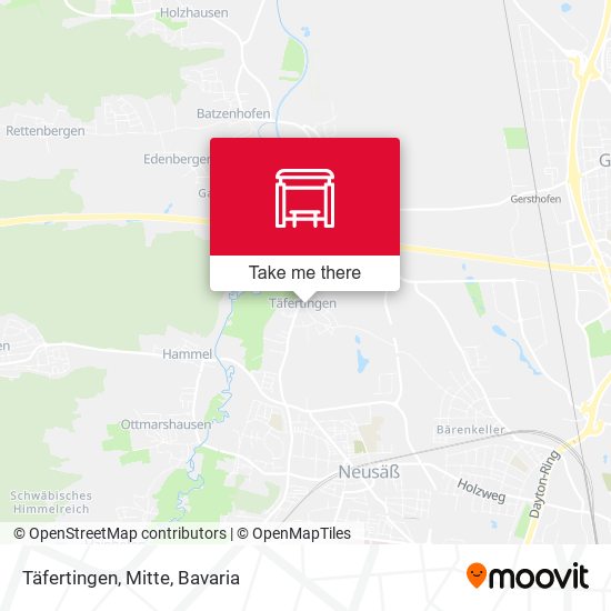 Täfertingen, Mitte map