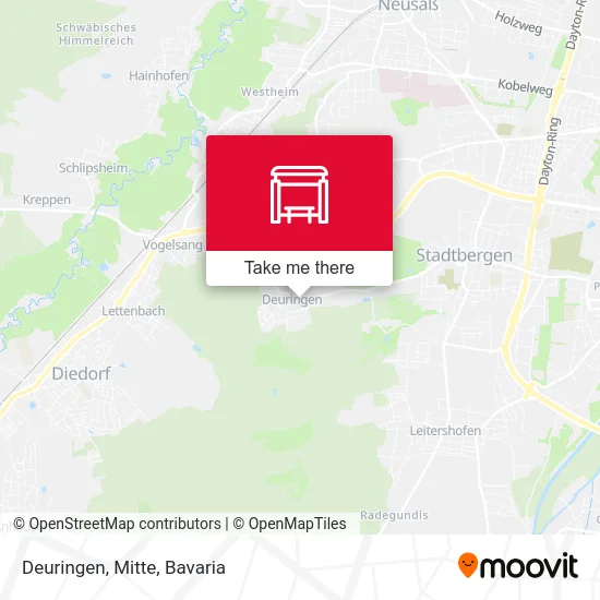 Карта Deuringen, Mitte