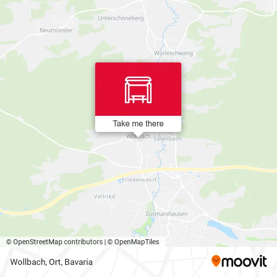 Карта Wollbach, Ort