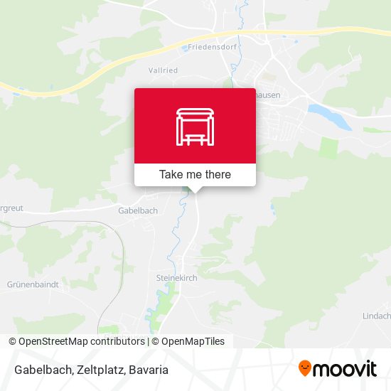 Карта Gabelbach, Zeltplatz