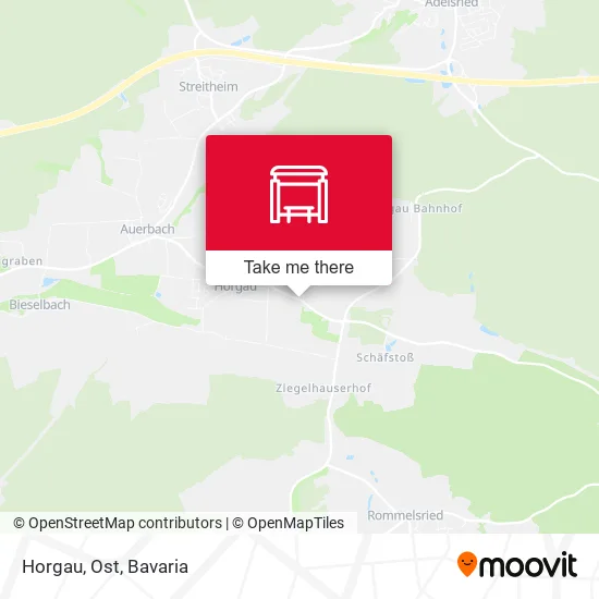 Карта Horgau, Ost