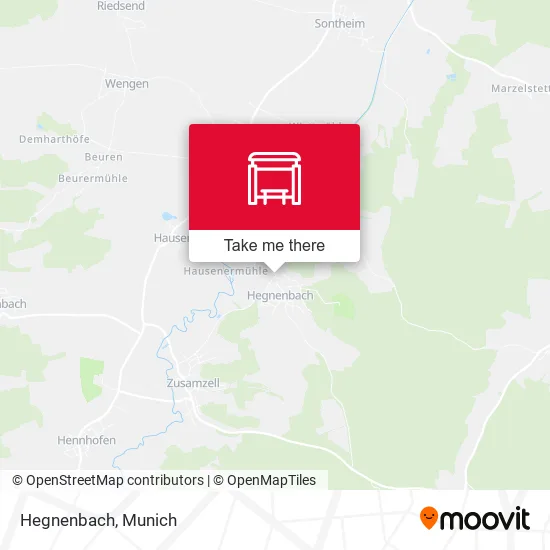 Карта Hegnenbach