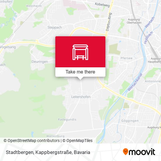 Stadtbergen, Kappbergstraße map