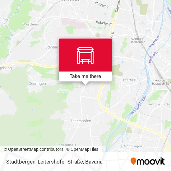 Карта Stadtbergen, Leitershofer Straße