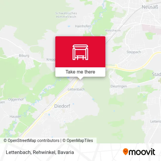 Lettenbach, Rehwinkel map